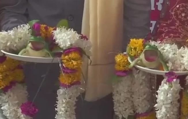 Frog wedding in unique way in Varanasi UP