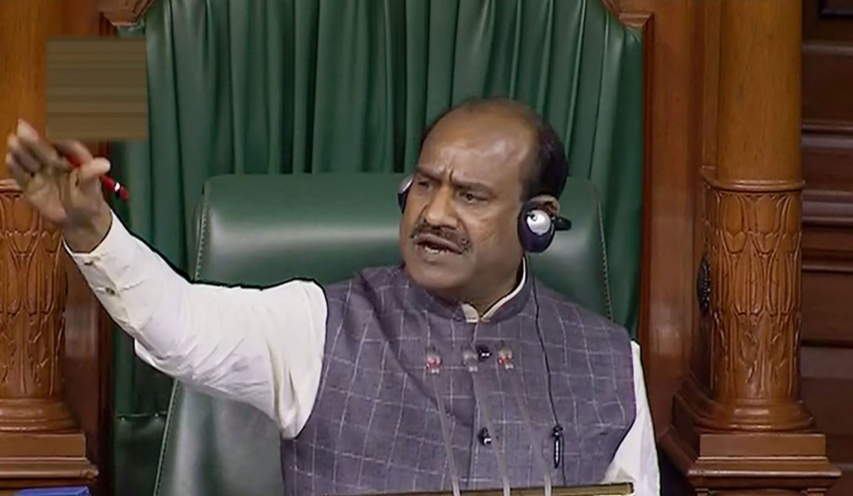 Om Birla said He is an educated speaker in lok sabha when Bhagwant mann changed topic in zero hour