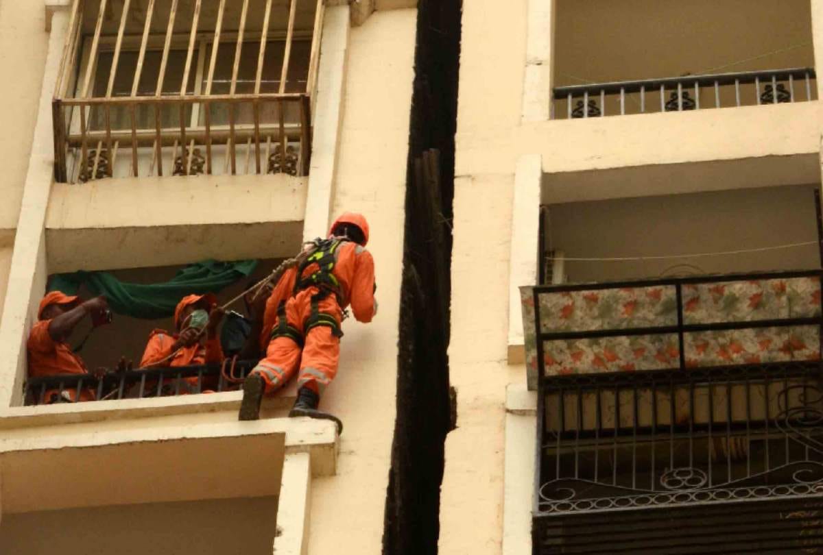 Noida house maid killed and thrown between two towers in silicon city this is how rescued photos