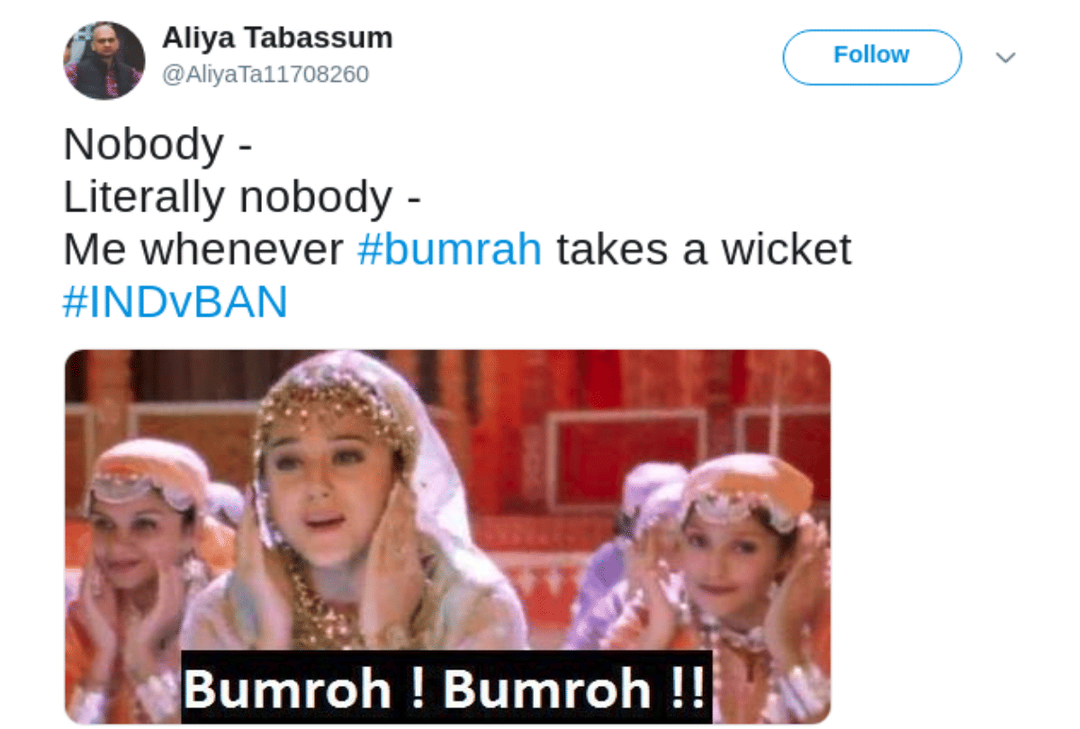 funny memes on bumrah during world cup 2019 ind vs ban match