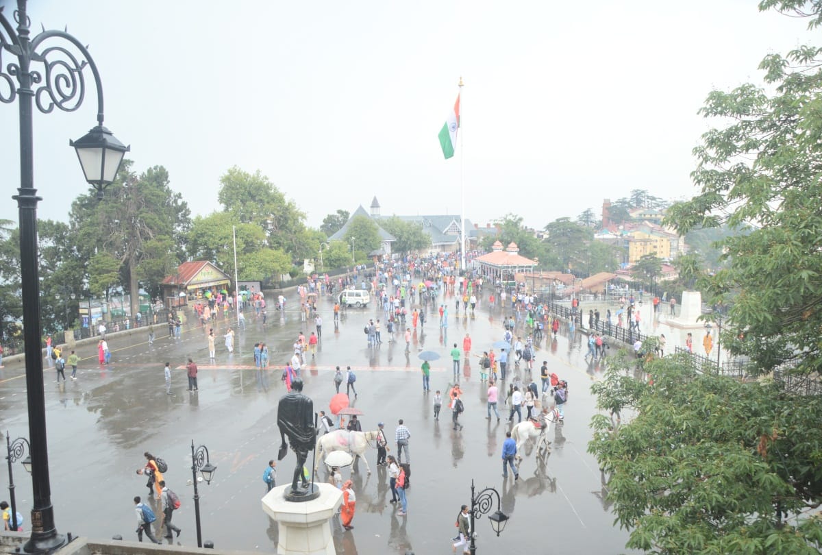monsoon in himachal: warning of heavy rainfall for two days