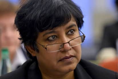 तसलीमा नसरीन (फाइल फोटो)।