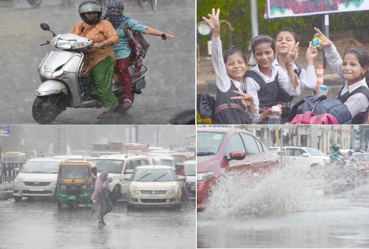 first rain of month of july in lucknow