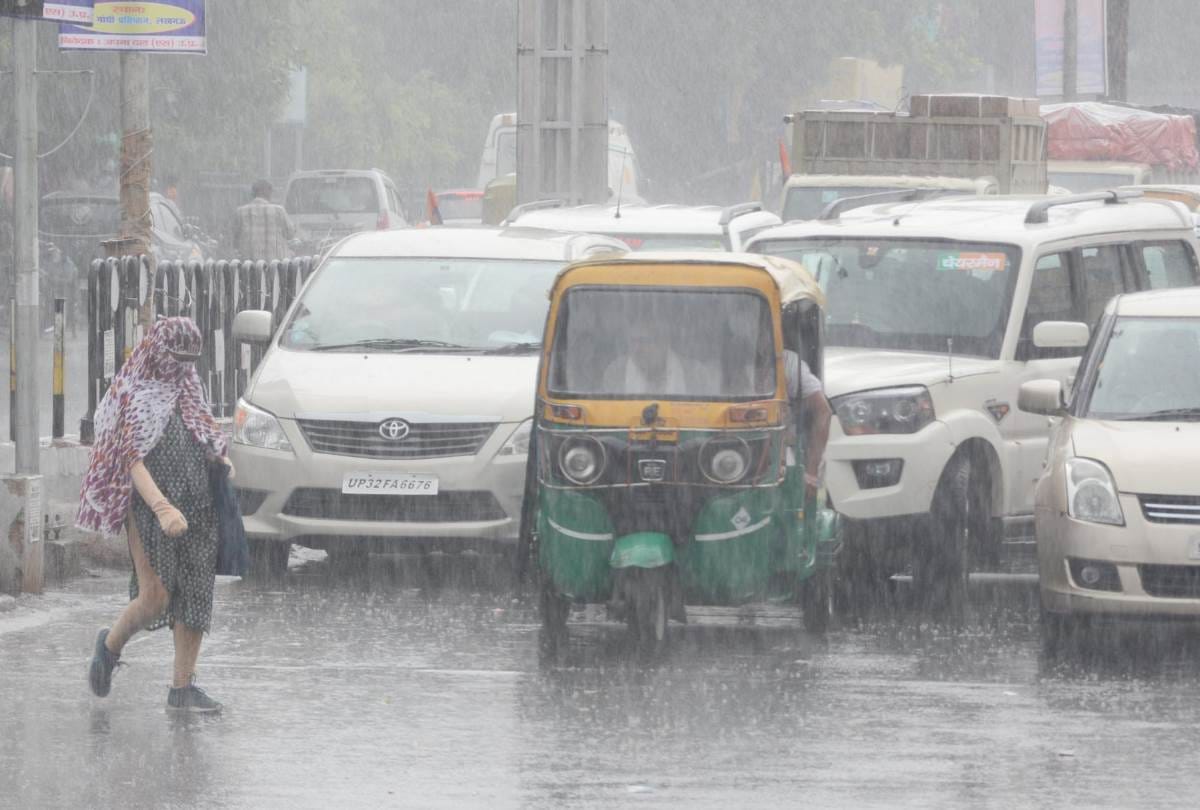 first rain of month of july in lucknow
