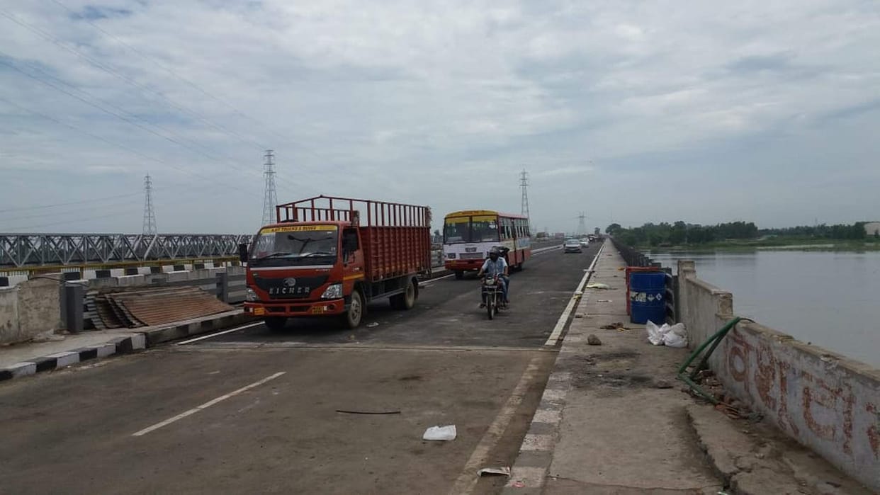 brijghat ganga bridge start again
