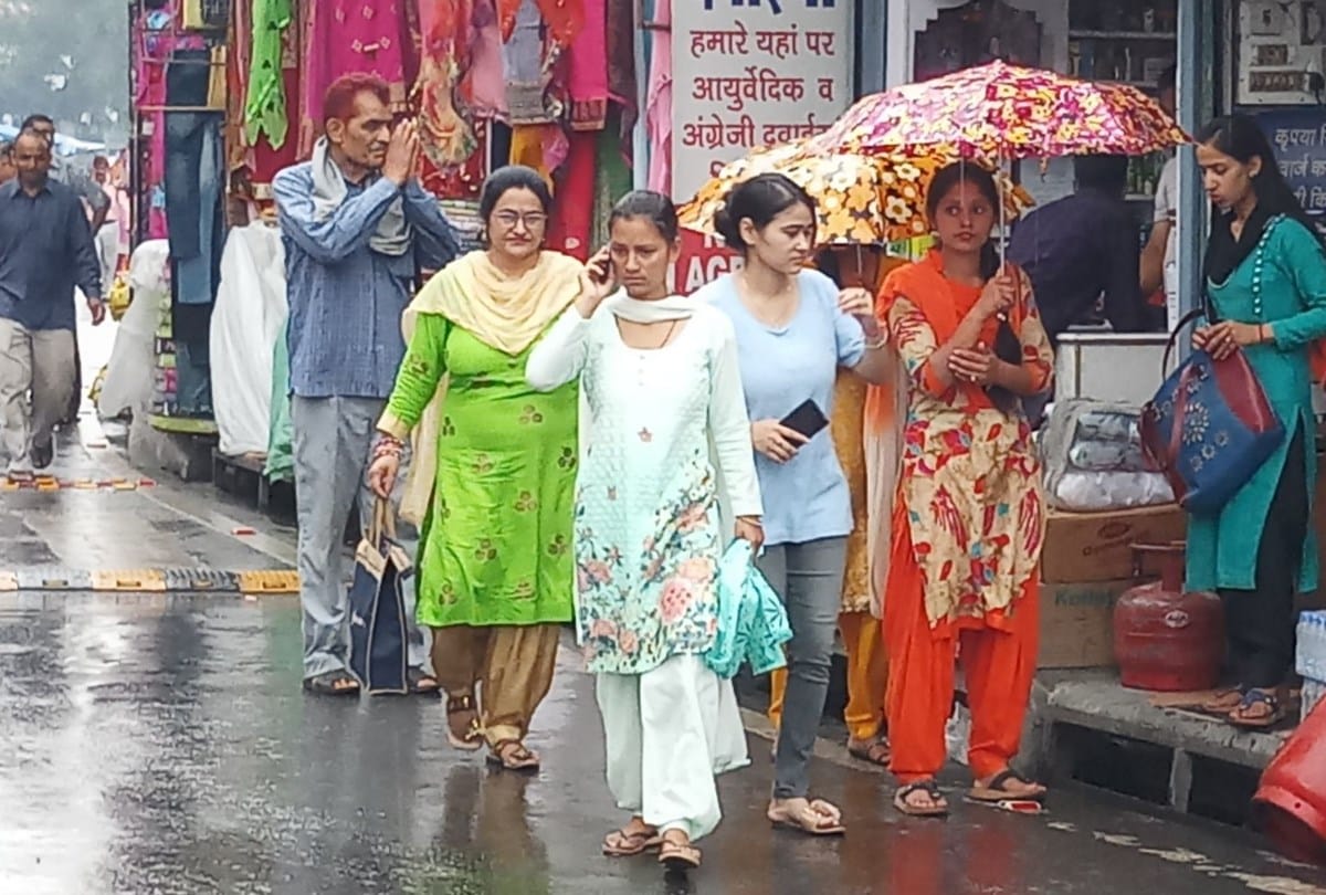 monsoon rain in shimla Himachal Pradesh