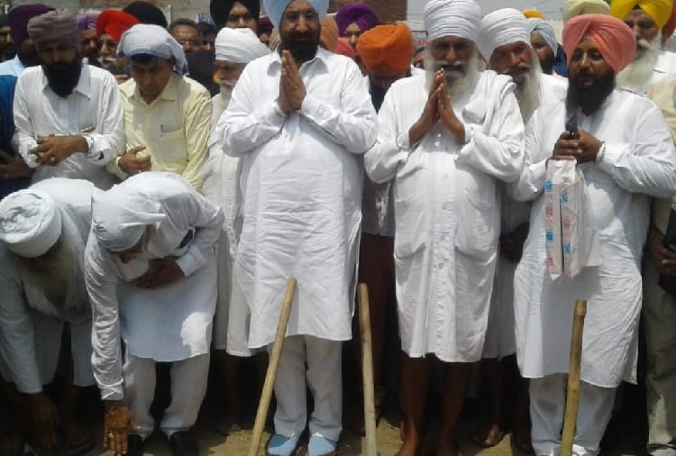 welcome gates construction work start at dera baba nanak