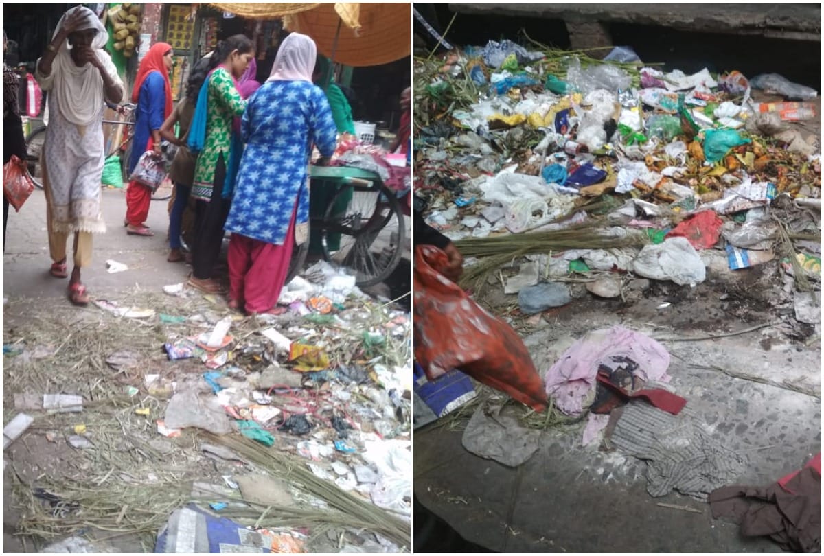 scruff in Sikandrabad on road in UP, Cleaners did not get salary over four months