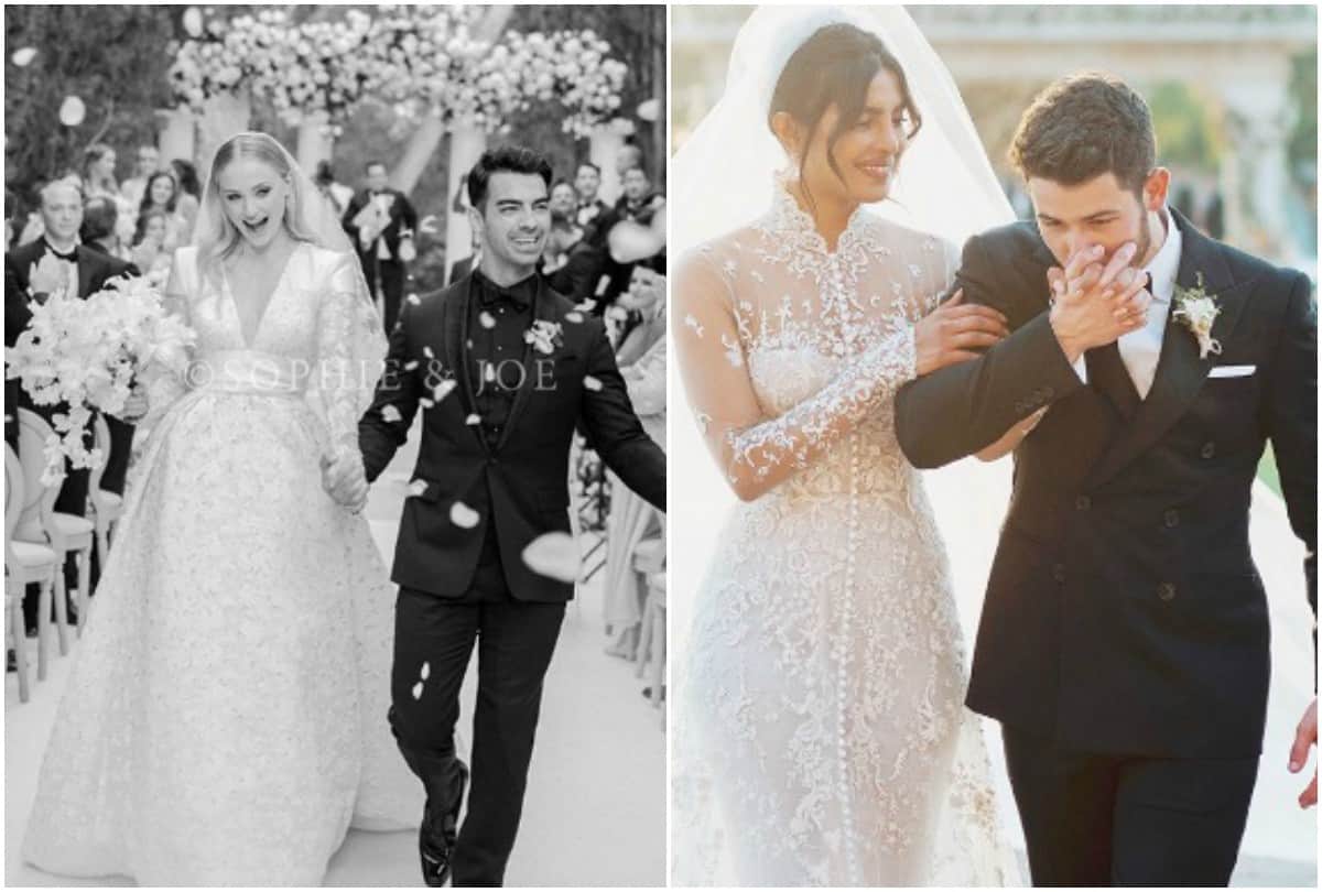 Sophie Turner wore beautiful gown as compare Priyanka Chopra  wedding picture out with Joe Jonas