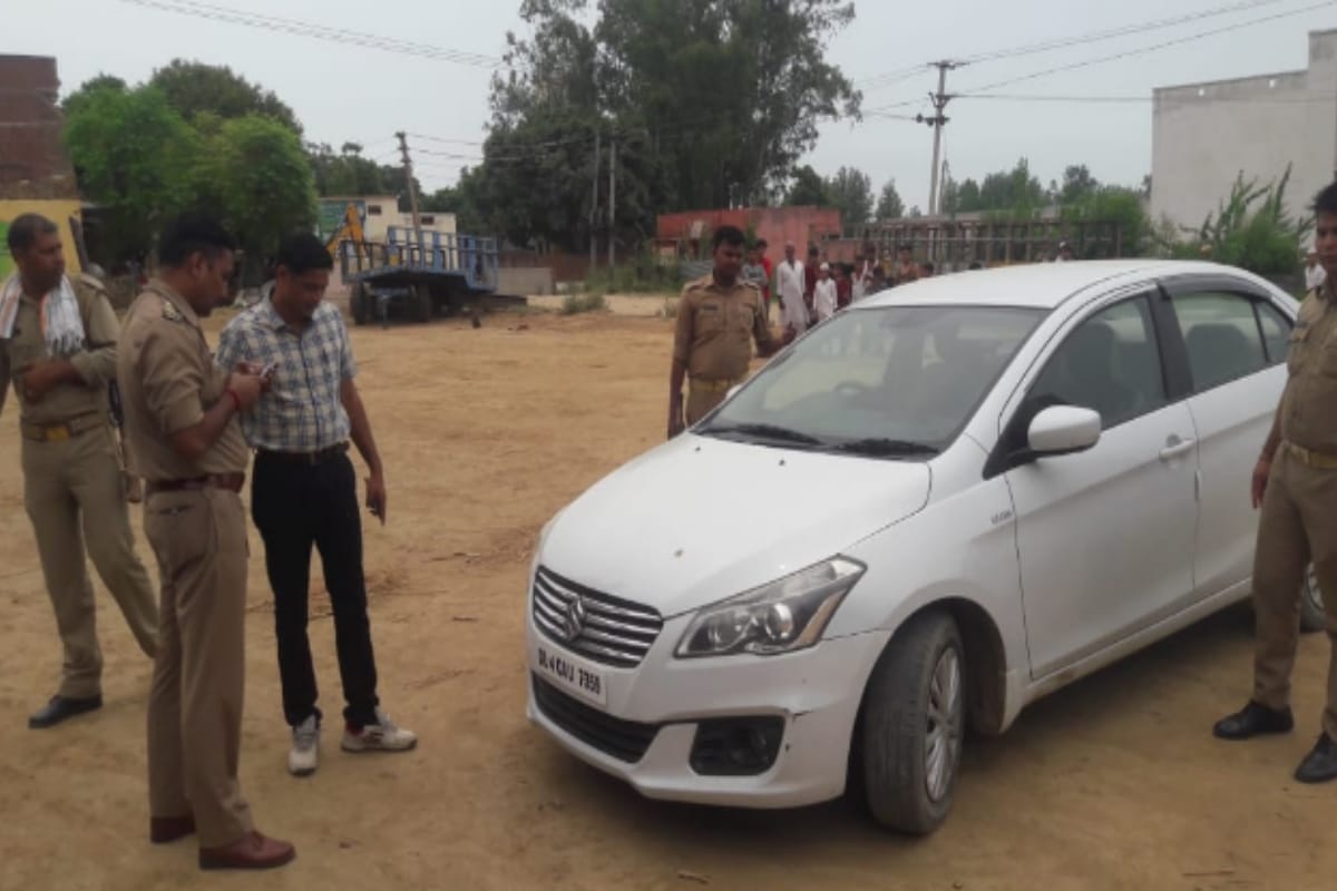 car found in the forest in Muzaffarnagar which used in Absconding of infamous criminal