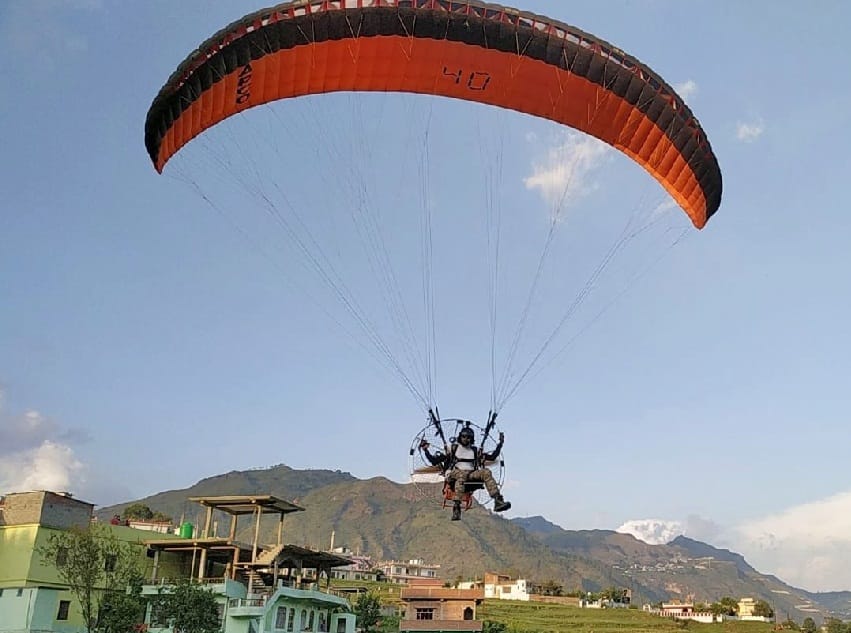 Paraglading started after two years in Sorghati