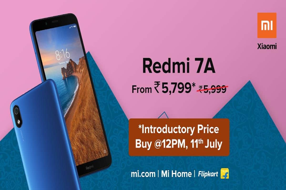 xiaomi Redmi 7a goes to sale in India first time today, know price and specifications