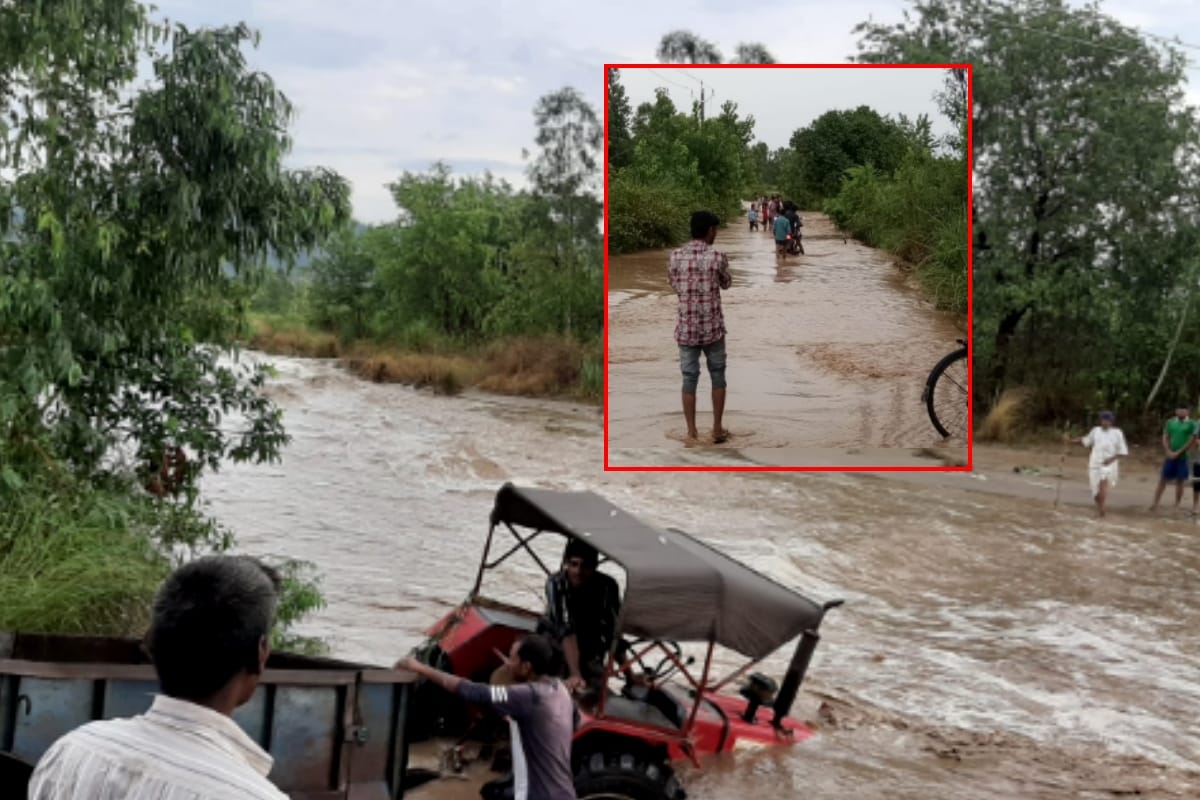 Many rivers rush in Bijnor district due to heavy rains in the mountains, traffic blocked