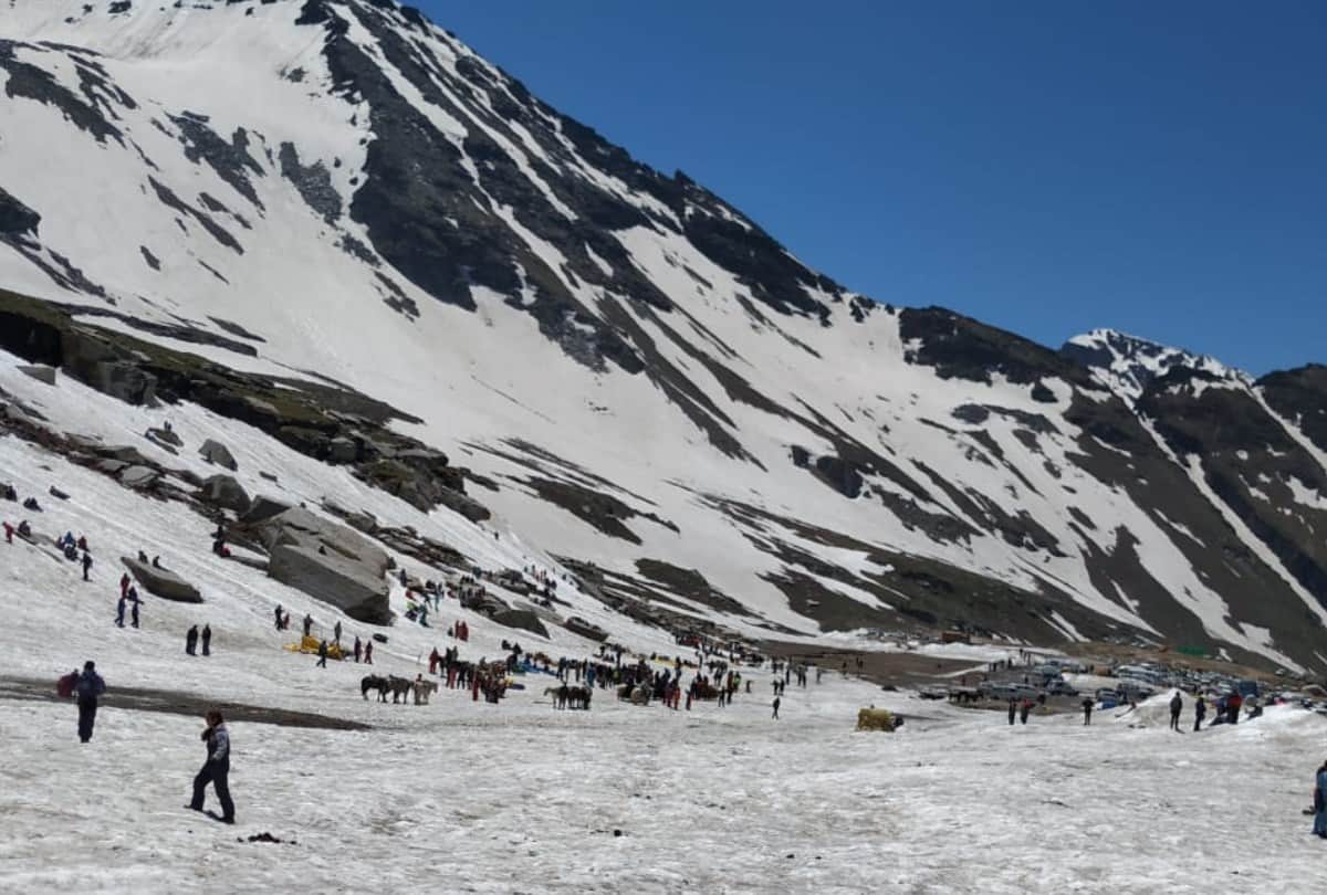 Four passes of the western Himalayas laden with snow even in July