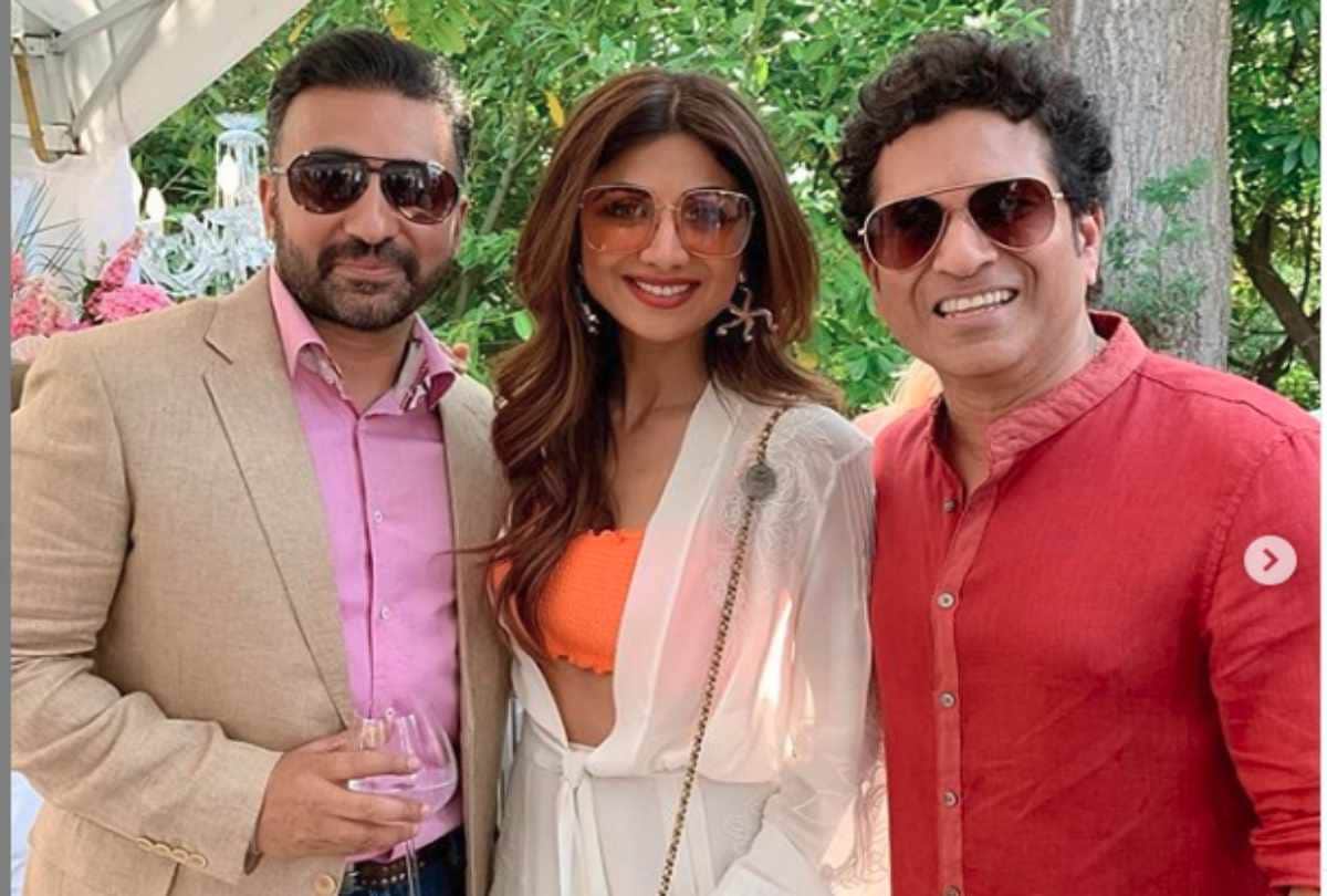 Shilpa Shetty kissed husband Raj Kundra in London, shared video goes viral