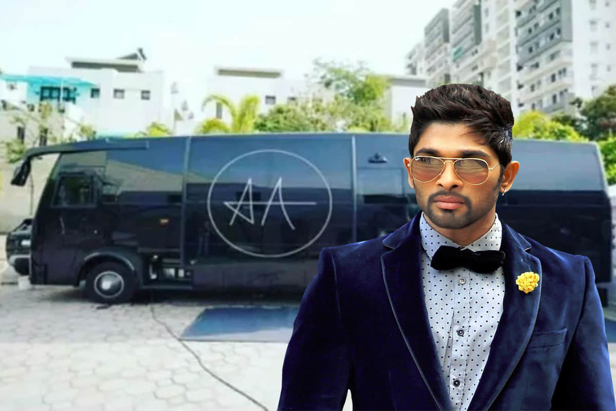 Allu Arjun’s 7 crore rupee vanity van is sheer OPULENCE!