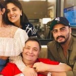 Arjun Kapoor and Malaika Arora meet Rishi Kapoor