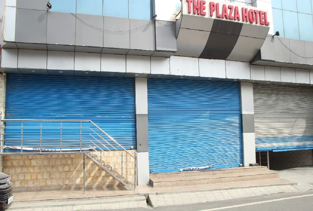 rda sealed hotel of azam khan relative in rampur
