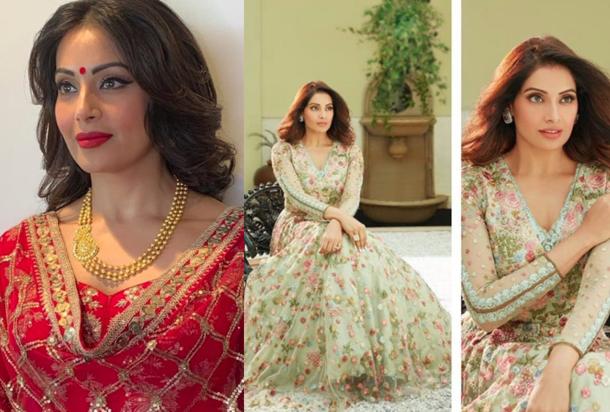 bipasha basu new photo in floral gown is stunning