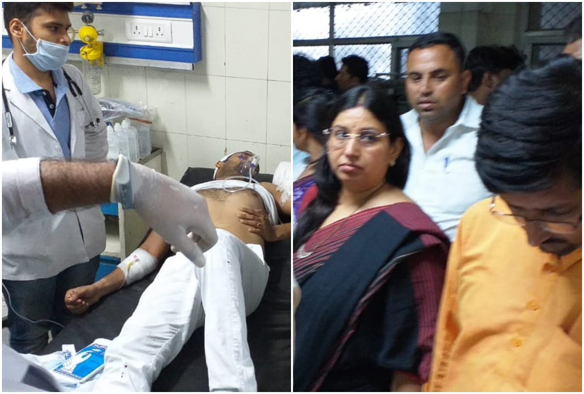 BJP Councilor attacked, admitted in Hospital in Prayagraj UP