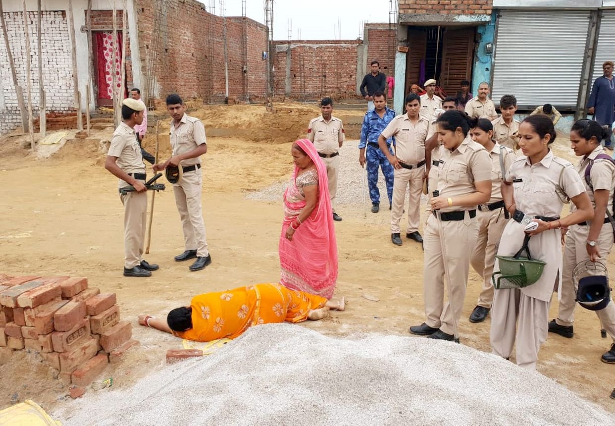 nagar nigam's action after illegal colony