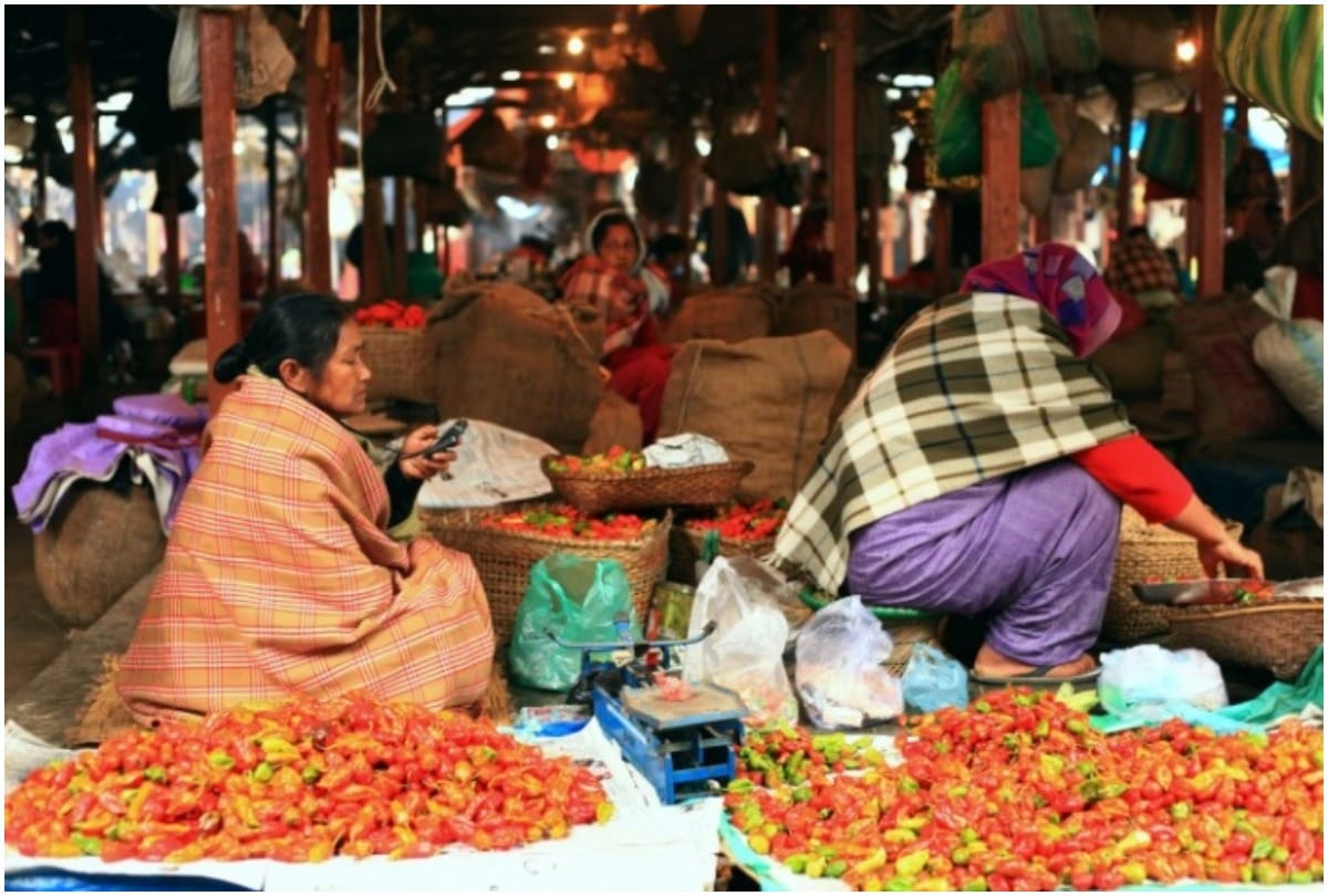 Ima Keithal a 500 Year Old Market of Manipur all traders of women