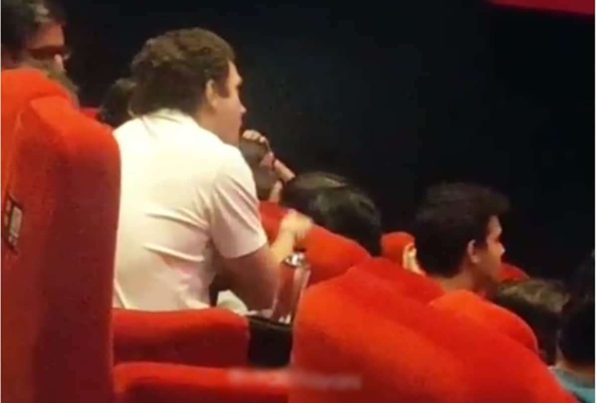 Rahul Gandhi watching Article 15 at cinema hall Here Are Social Media Reation