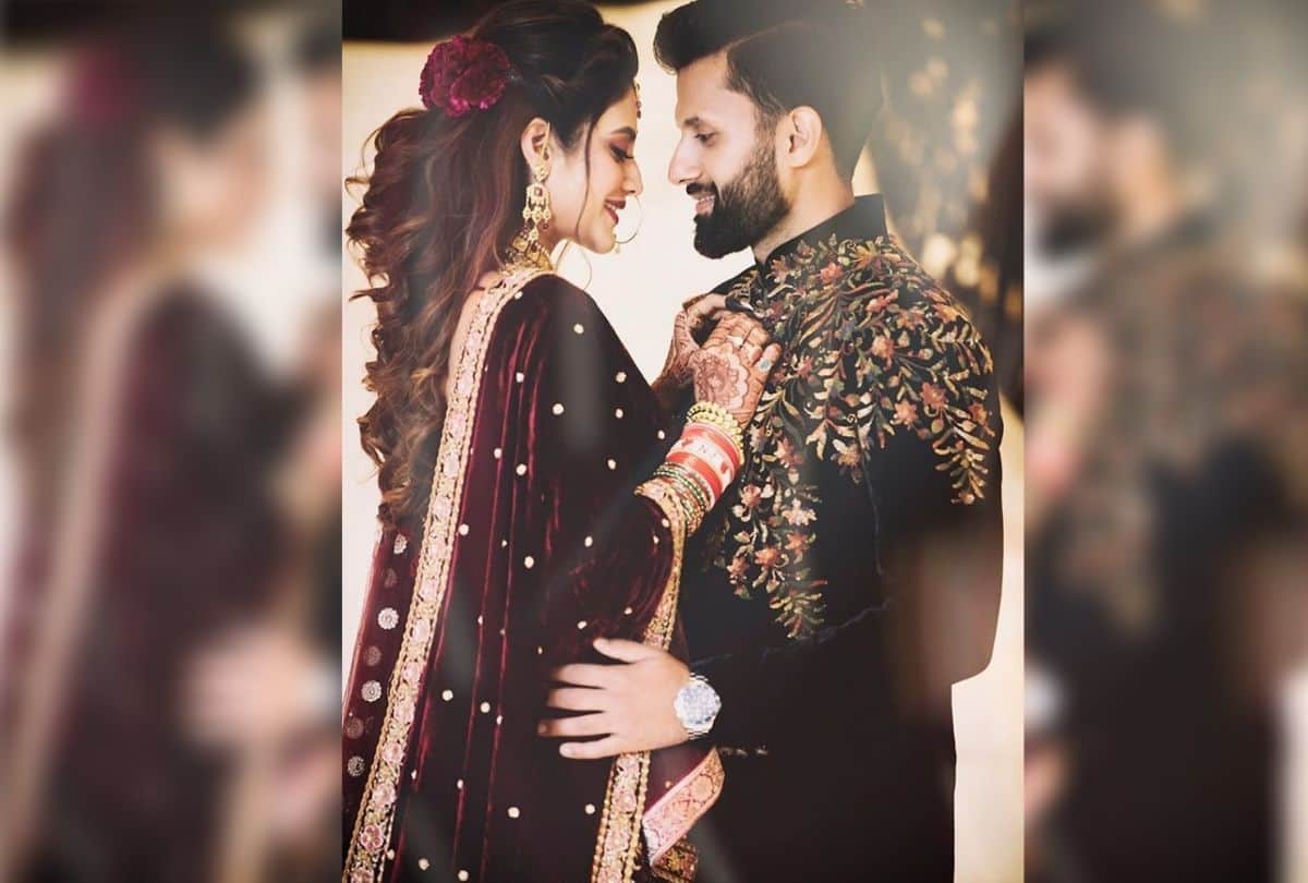 nusrat jahan romantic photoshoot with husband nikhil jain after reception