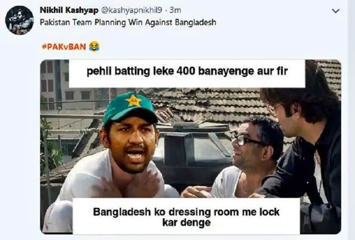 Funny Bollywood memes are Viral on pakistan vs bangladesh World Cup