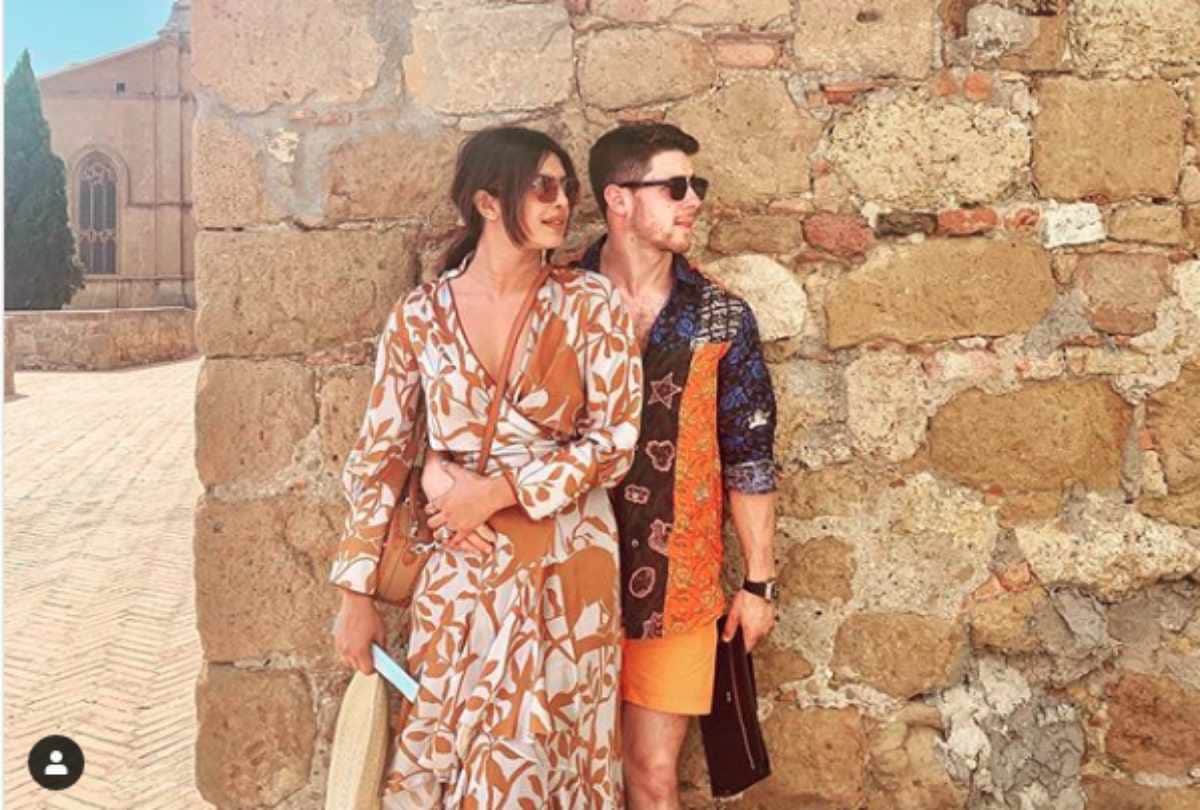 priyanka chopra and nick jonas enjoying in italy share throwback photos