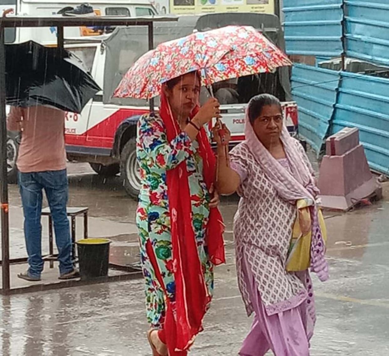 Rain in Ambala