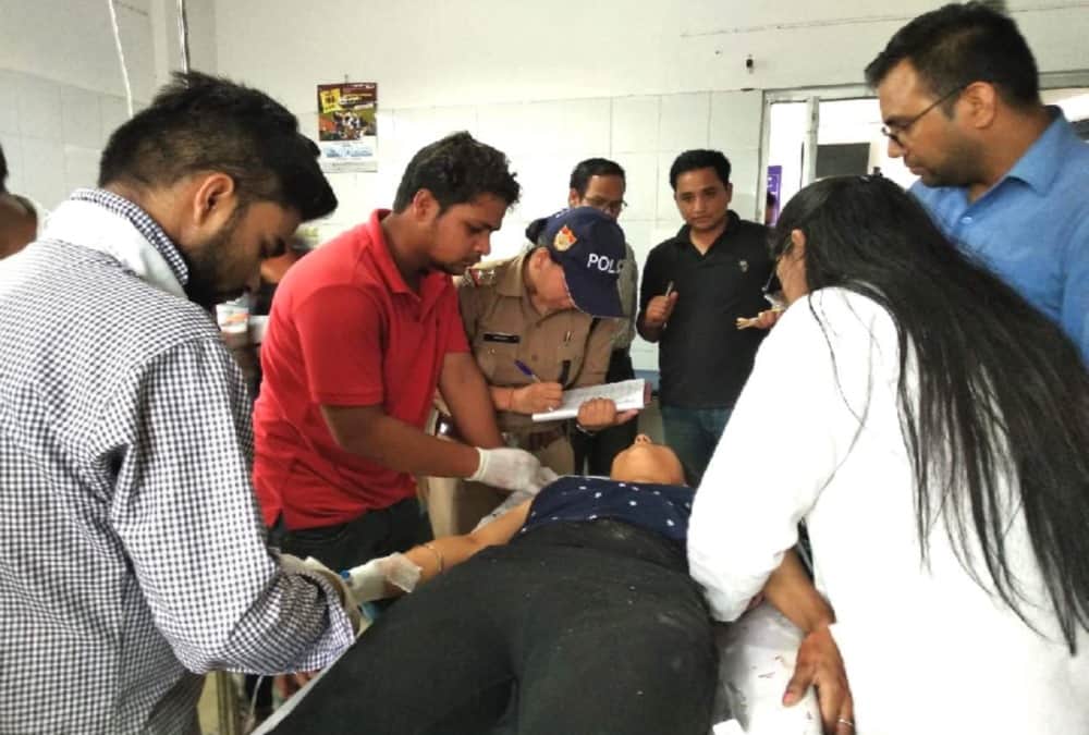 Car fall into ditch in kotdwar haryana two friends killed photos