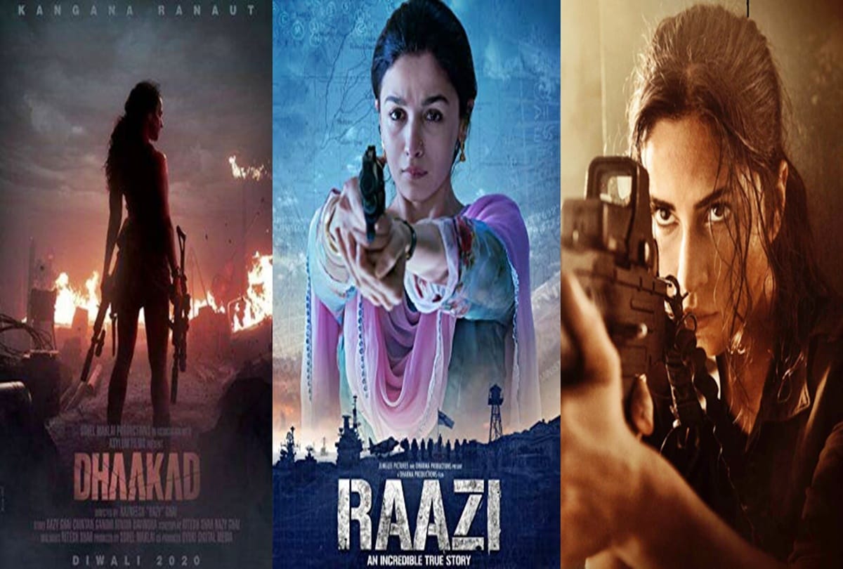 not just kangana ranaut dhakad but these actresses has also shown Swag with Gun on movie poster