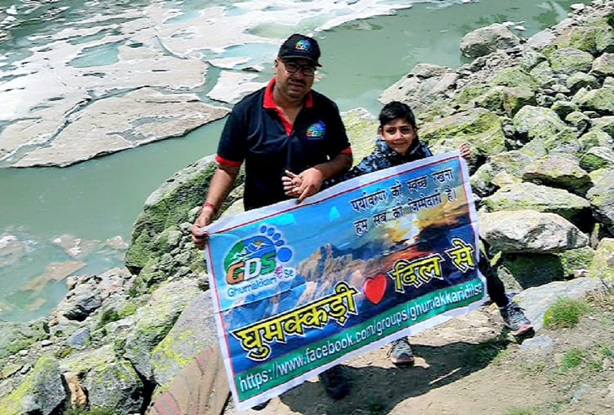 9 years old Arjun successfully climbed Satopanth Tal and Swargarohini