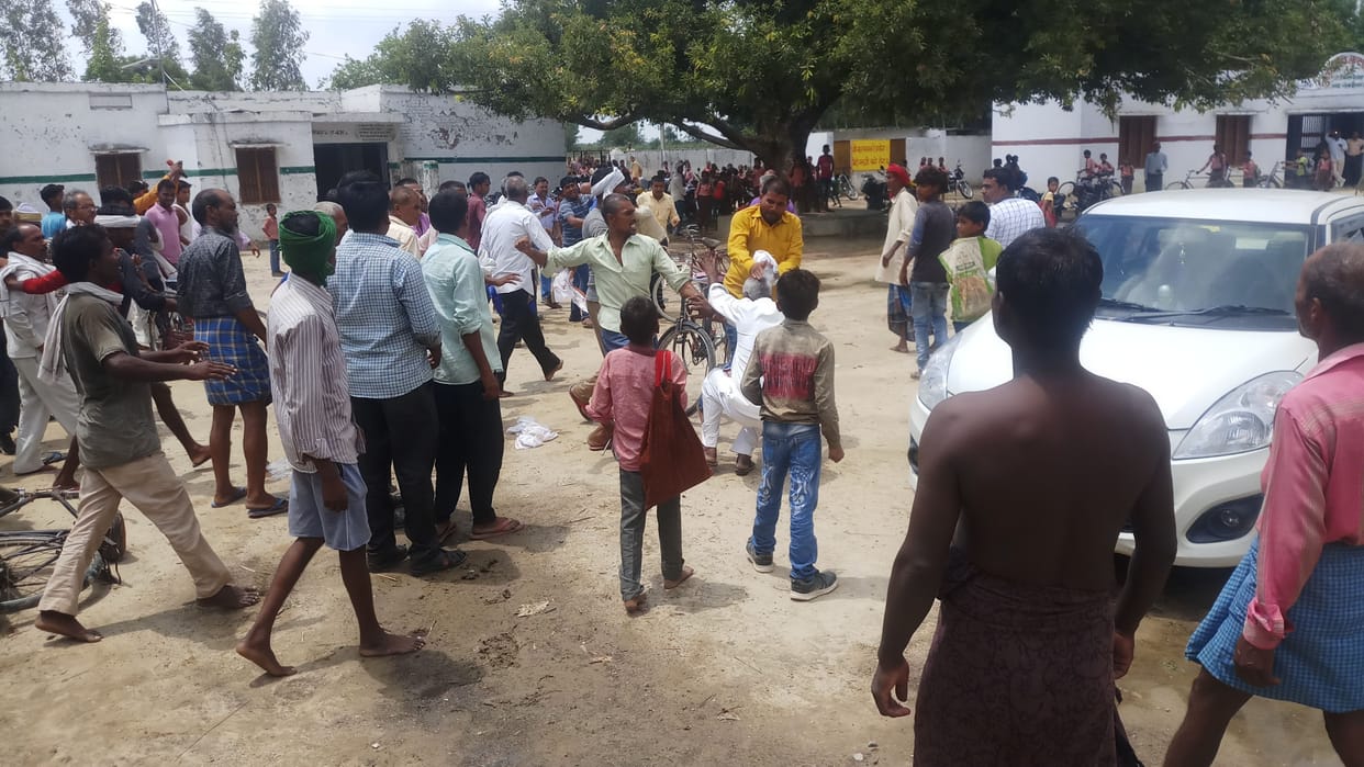 After social audit two party against each other, four injured