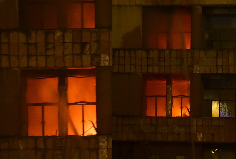 forensic team is investigating fire in pickup bhawan case.