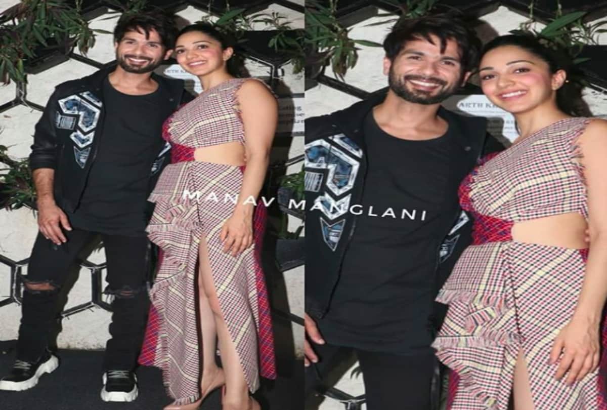 kiara advani stunning look at kabir singh success party in high thigh slit dress