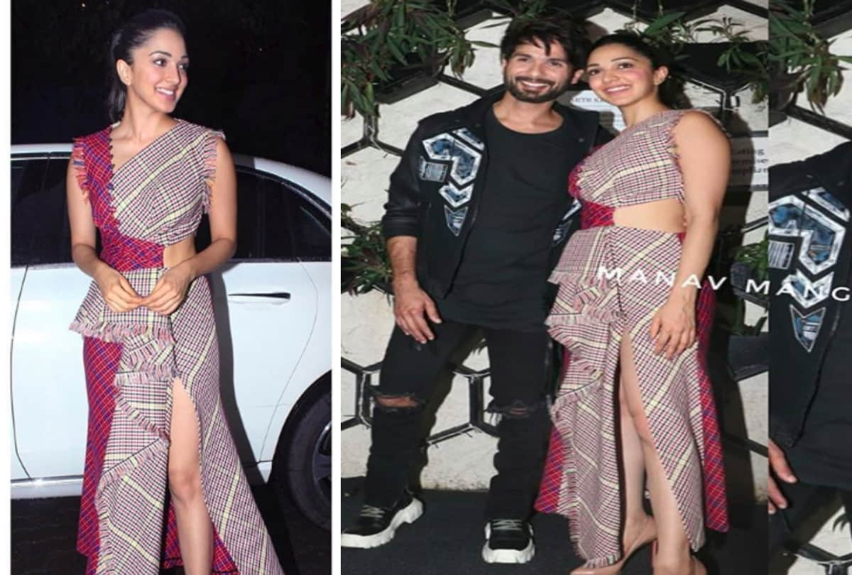 kiara advani stunning look at kabir singh success party in high thigh slit dress