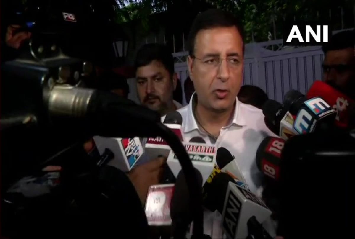 Congress Randeep Surjewala tweet MODI abbreviation in Karnataka reference