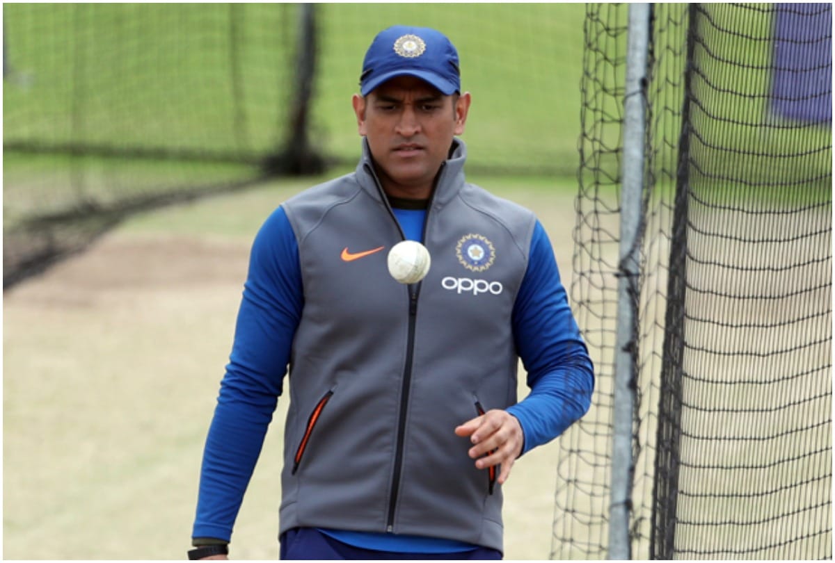 MS dhoni starts practice net session but not available for west indies series