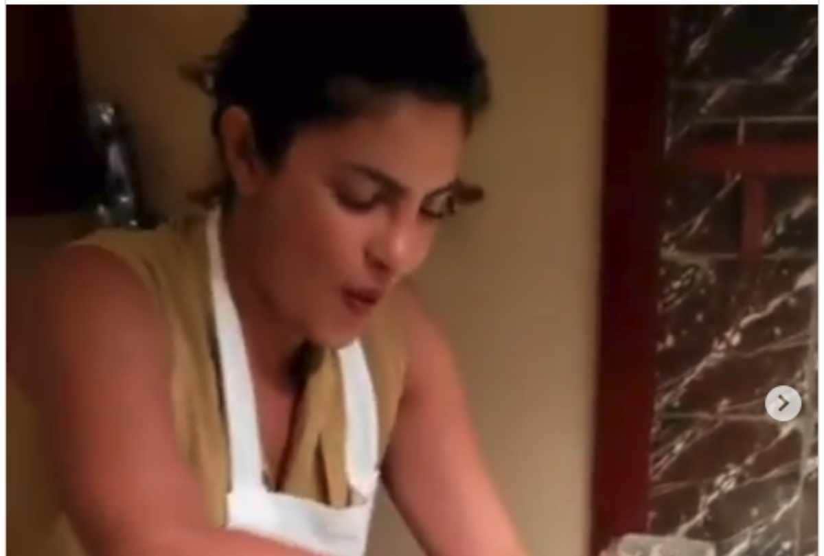 priyanka chopra cook pasta for her husband nick jonas video viral