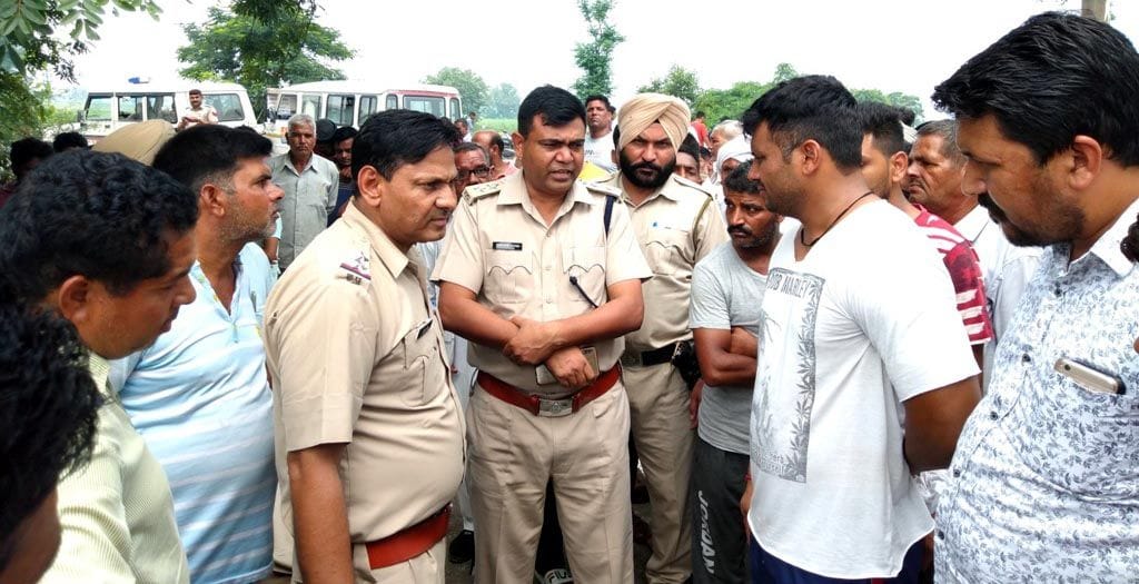 propety delar murder in khanpur village