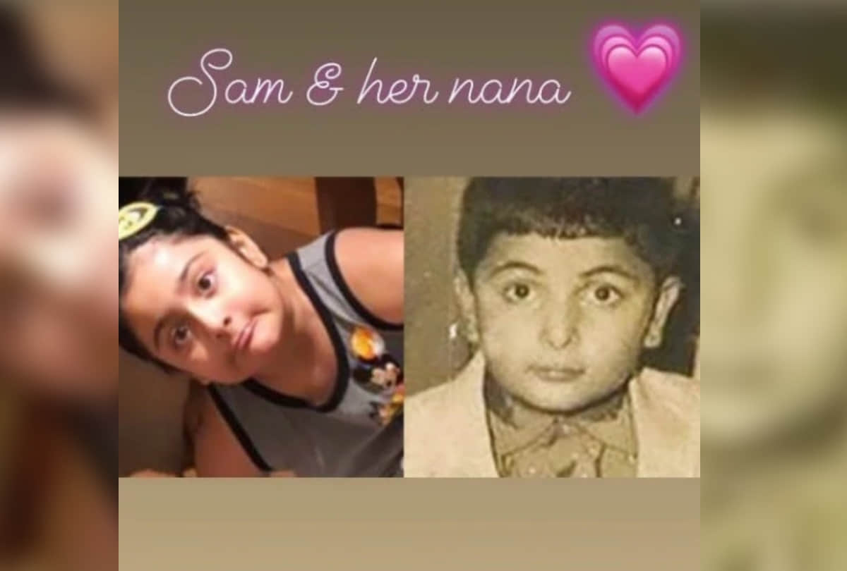Rishi Kapoor looks like his granddaughter Samara Sahni Riddhima share picture