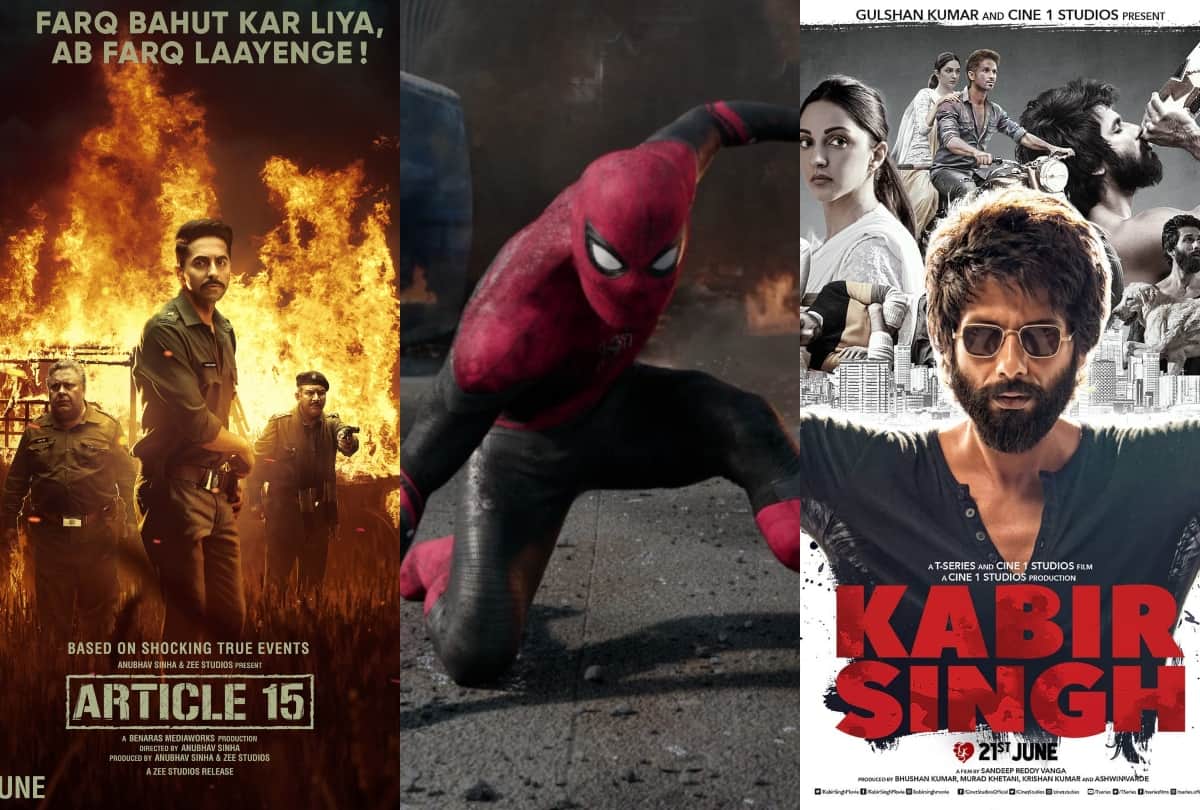 box office Collection of Spider Man Far From Home Article 15 and Kabir Singh