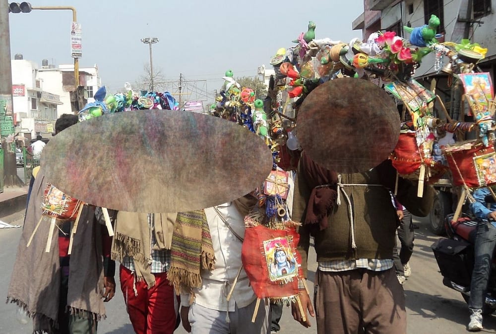 Attack on kavadiya in barabanki.