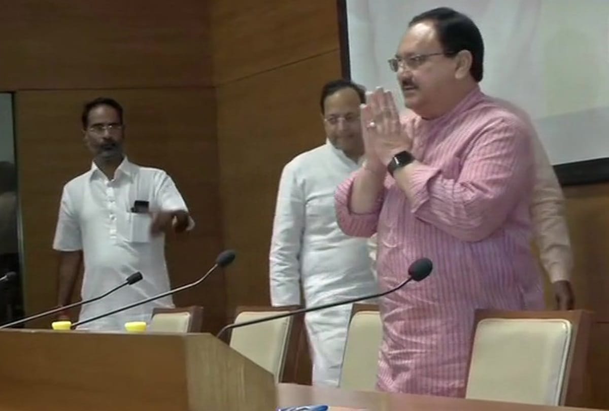 BJP holds a high level meeting with office bearers of all Morchas JP Nadda present at meeting