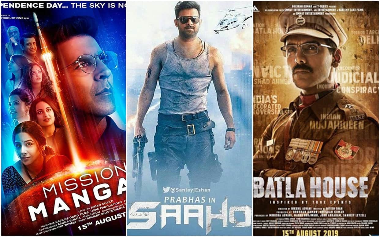 Akshay kumar starrer mission mangal big clash with prabhas film saaho and john film batla house