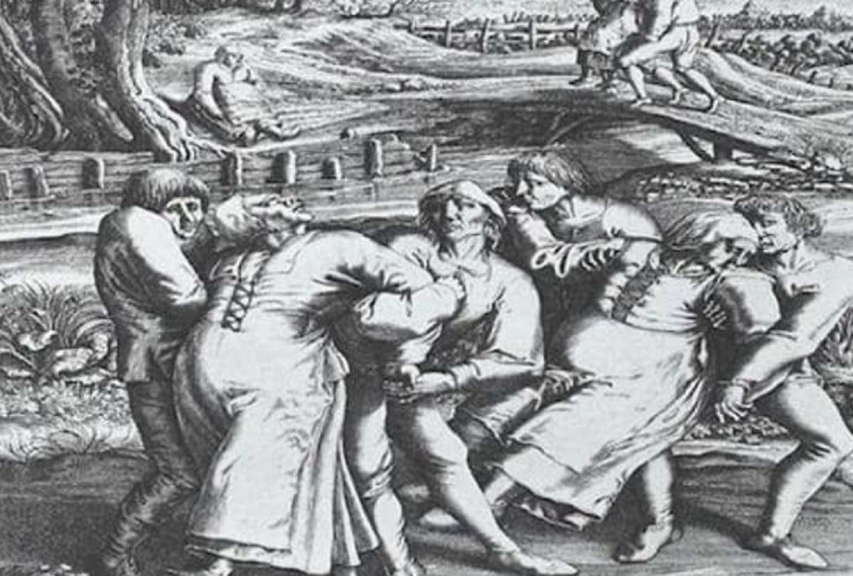 dancing plague killed many people france 1518 dangerous