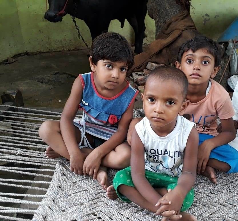 Flinging down the silence of Bali village