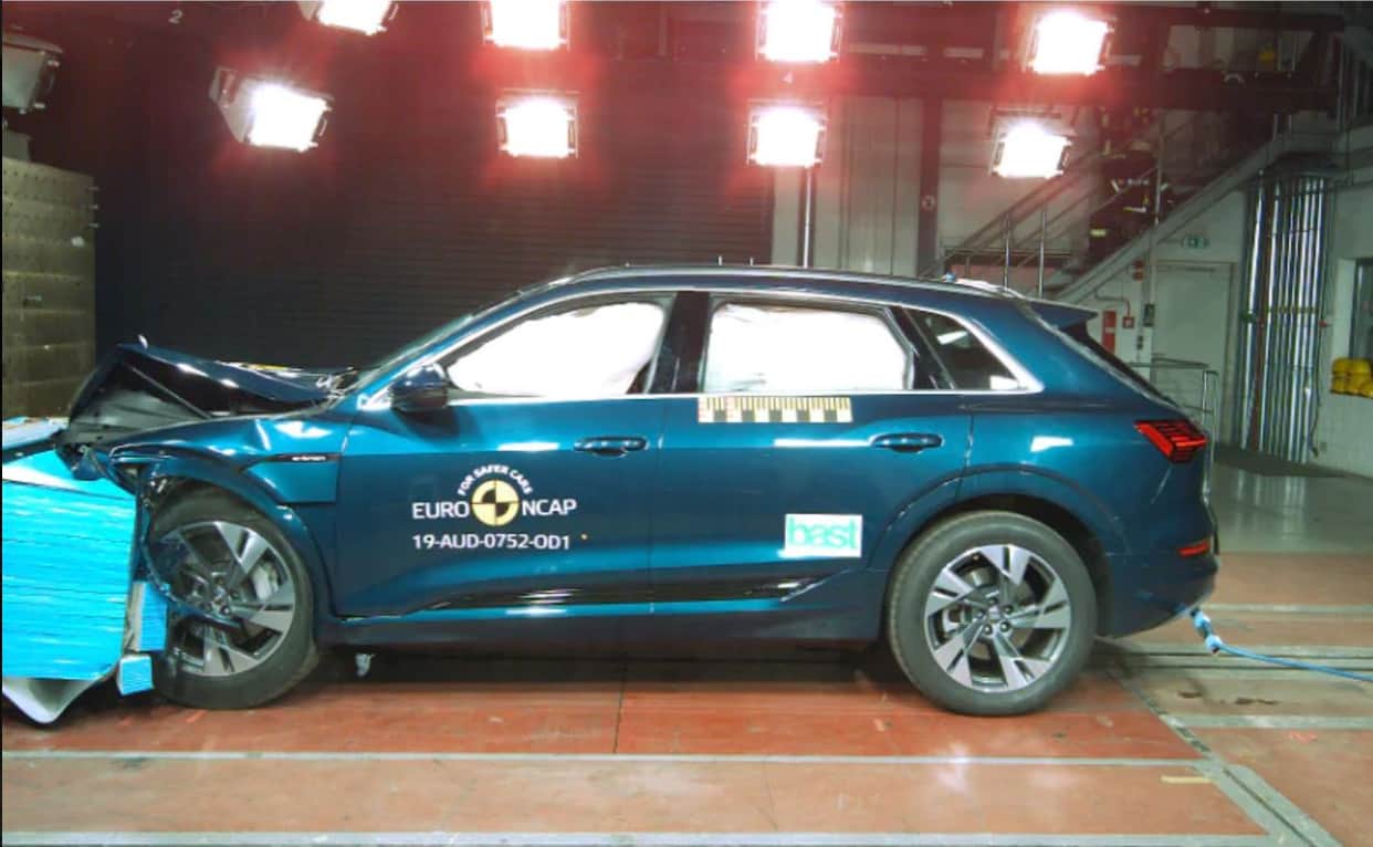 Audi etron got 5 star in euro ncap crash tests